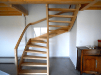 escalier bois